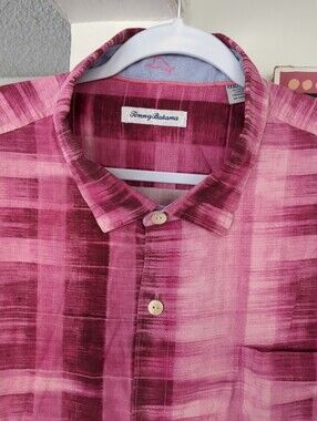 🌴 3XL TOMMY BAHAMA Silk Button-Down Colorful Hawaiian Casual Shirt  XXXL
